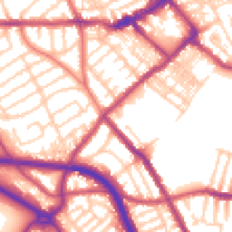 Daytime road noise heatmap for CH44 5YS