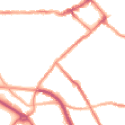Night-time road noise heatmap for CH44 5YS