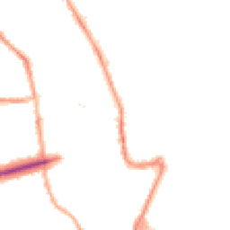 Night-time road noise heatmap for CH44 6AA