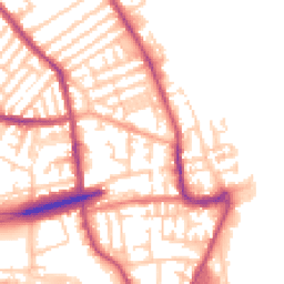 Daytime road noise heatmap for CH44 6JG