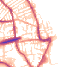 Daytime road noise heatmap for CH44 6JX