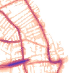 Daytime road noise heatmap for CH44 6LG