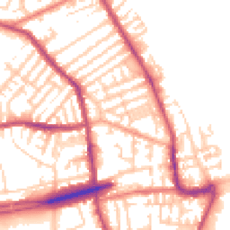 Daytime road noise heatmap for CH44 6LR