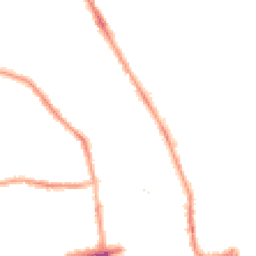 Night-time road noise heatmap for CH44 6PZ