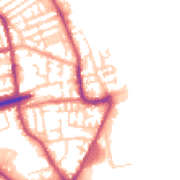 Daytime road noise heatmap for CH44 6RW