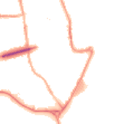 Night-time road noise heatmap for CH44 7AU
