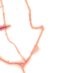 Night-time road noise heatmap for CH44 7BD