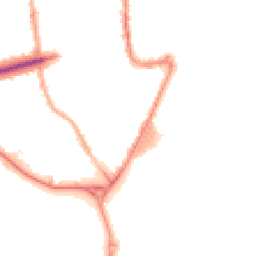 Night-time road noise heatmap for CH44 7BS