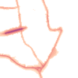 Night-time road noise heatmap for CH44 7DP