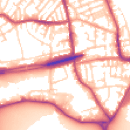Daytime road noise heatmap for CH44 7ES