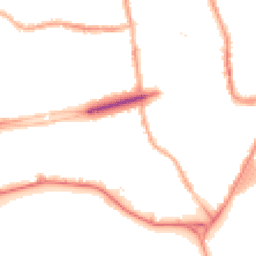 Night-time road noise heatmap for CH44 7ET