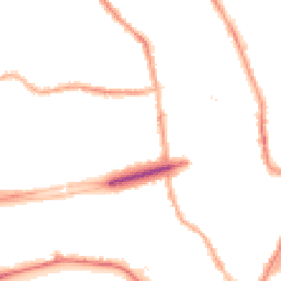 Night-time road noise heatmap for CH44 7HG