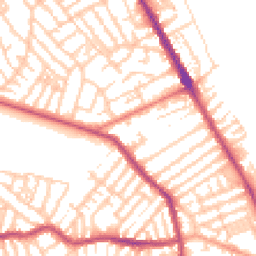 Daytime road noise heatmap for CH44 8AE