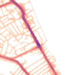 Daytime road noise heatmap for CH44 8BD