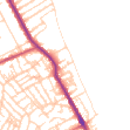 Daytime road noise heatmap for CH44 8BP