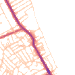 Daytime road noise heatmap for CH44 8BR