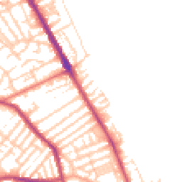 Daytime road noise heatmap for CH44 8BZ
