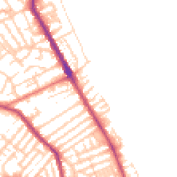 Daytime road noise heatmap for CH44 8DA