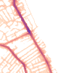 Daytime road noise heatmap for CH44 8DB