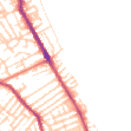 Daytime road noise heatmap for CH44 8DD