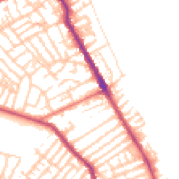 Daytime road noise heatmap for CH44 8HF