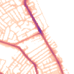 Daytime road noise heatmap for CH44 8HQ