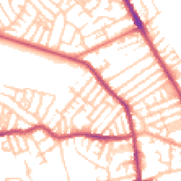 Daytime road noise heatmap for CH44 9AA