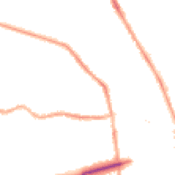 Night-time road noise heatmap for CH44 9AL