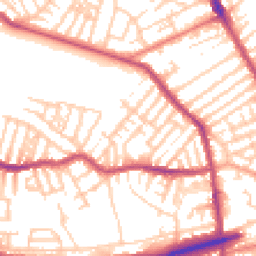 Daytime road noise heatmap for CH44 9BG