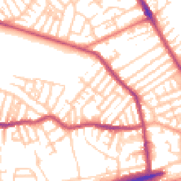 Daytime road noise heatmap for CH44 9BH