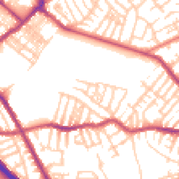 Daytime road noise heatmap for CH44 9BU