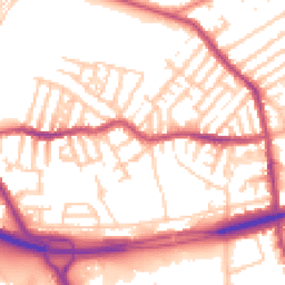 Daytime road noise heatmap for CH44 9DG