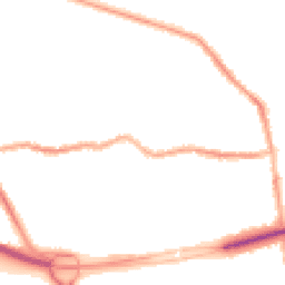Night-time road noise heatmap for CH44 9DL