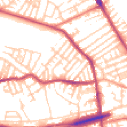 Daytime road noise heatmap for CH44 9DZ
