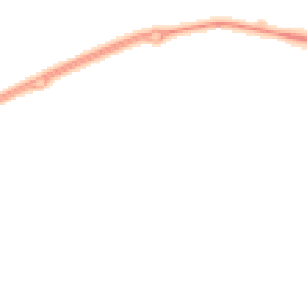 Night-time road noise heatmap for CH45 0JT