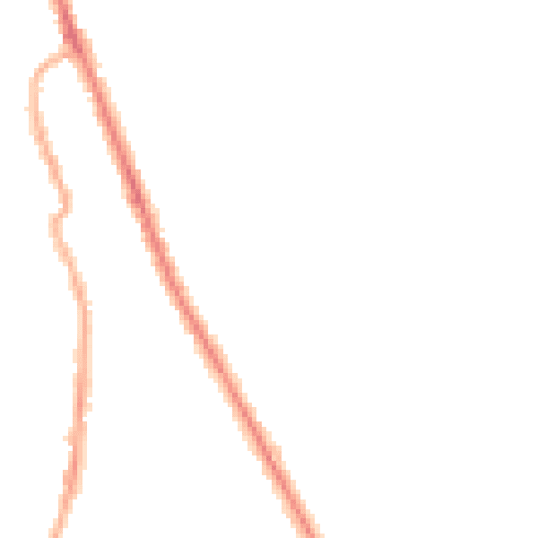 Night-time road noise heatmap for CH45 1HT