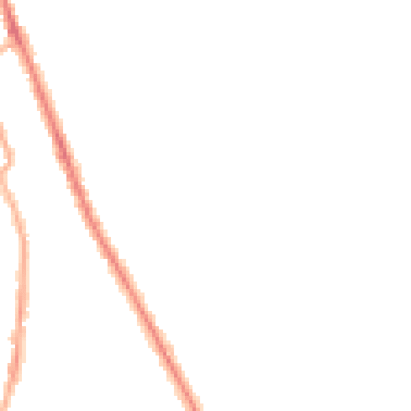 Night-time road noise heatmap for CH45 1HW