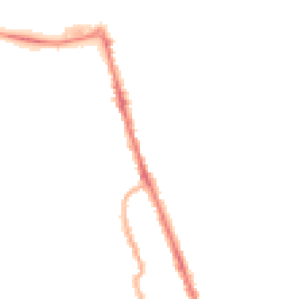 Night-time road noise heatmap for CH45 1JU