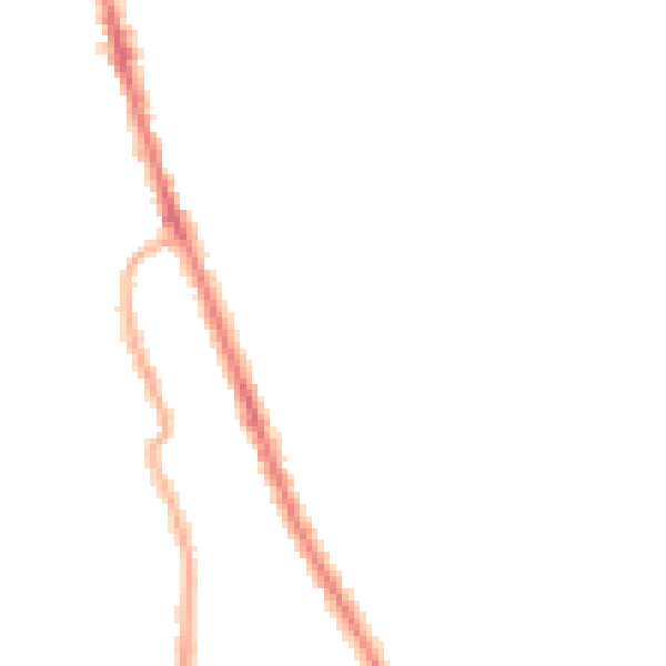 Night-time road noise heatmap for CH45 1NB