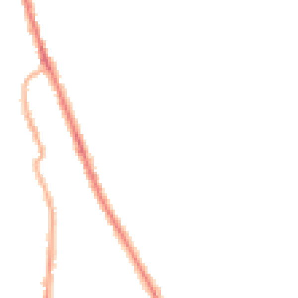 Night-time road noise heatmap for CH45 1NE