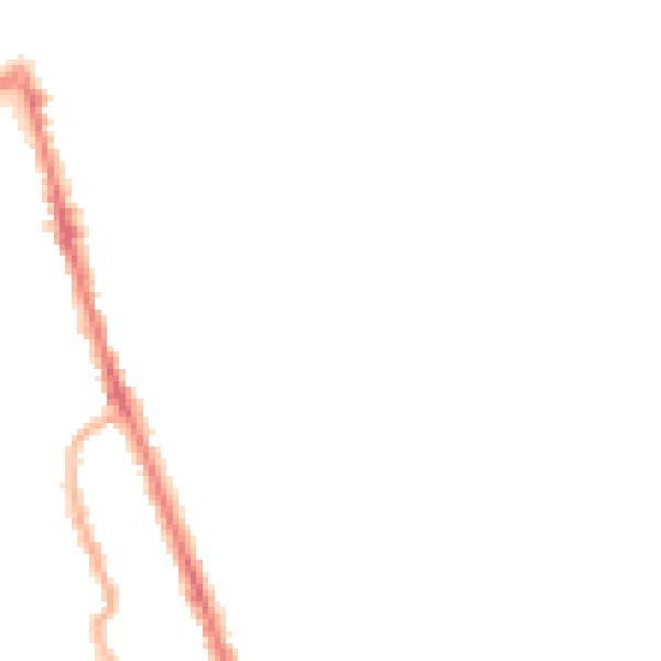 Night-time road noise heatmap for CH45 1NU