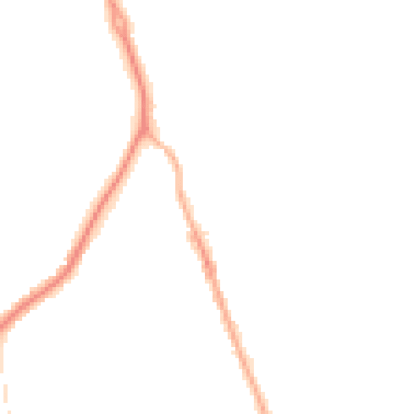 Night-time road noise heatmap for CH45 3HR