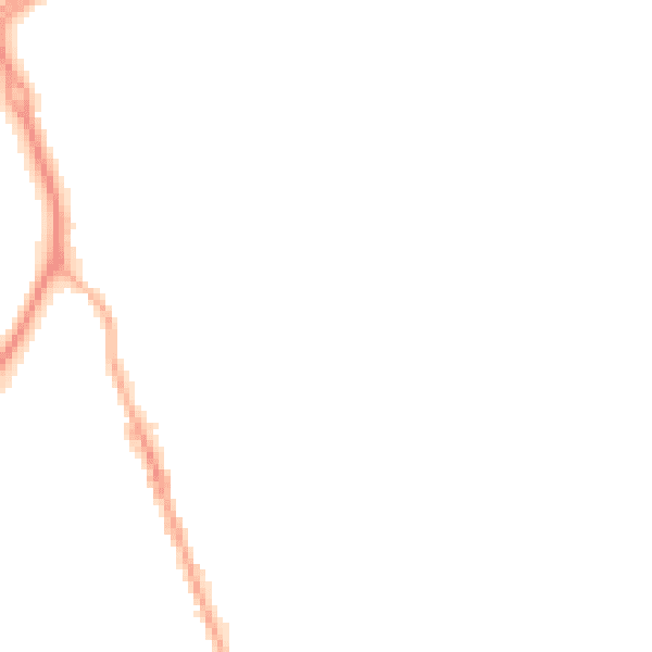 Night-time road noise heatmap for CH45 3JE