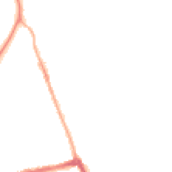 Night-time road noise heatmap for CH45 3JU