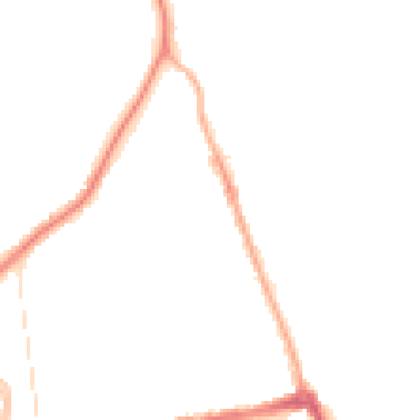 Night-time road noise heatmap for CH45 3LJ