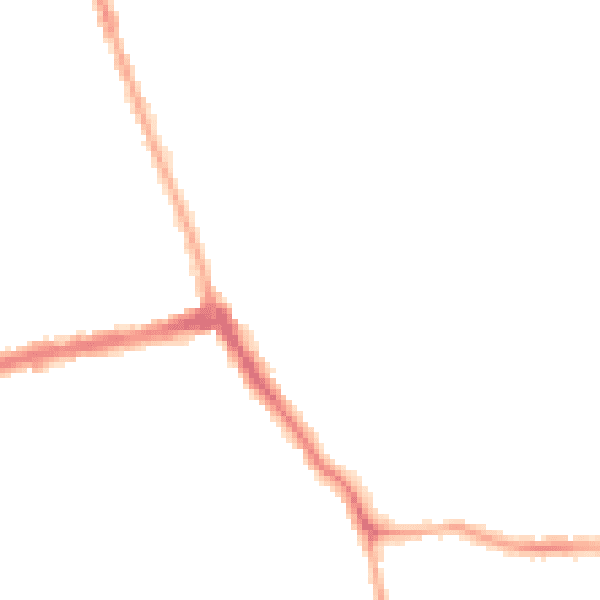 Night-time road noise heatmap for CH45 3NF