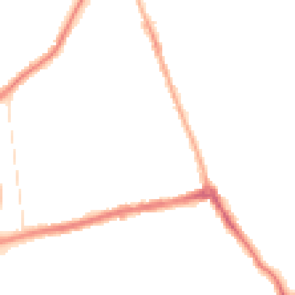 Night-time road noise heatmap for CH45 3NZ