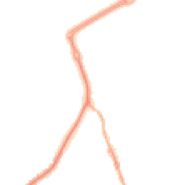 Night-time road noise heatmap for CH45 3PS