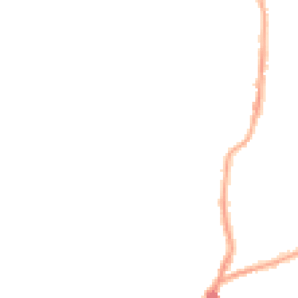 Night-time road noise heatmap for CH45 4PJ
