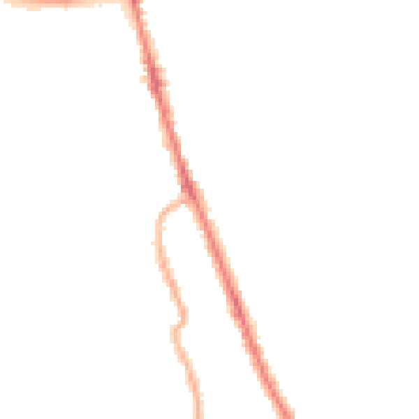 Night-time road noise heatmap for CH45 5AQ
